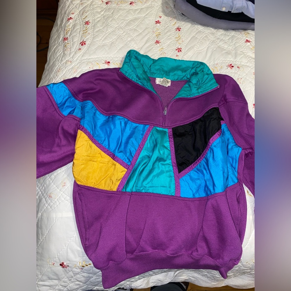 Vintage 1980s Bocoo Quarter zip up